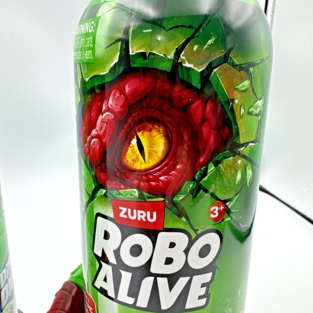 2 X Robo Alive Dino DNA Dinosaur Robot Toy - Light-Up DNA Helix Spine - Picture 5 of 7